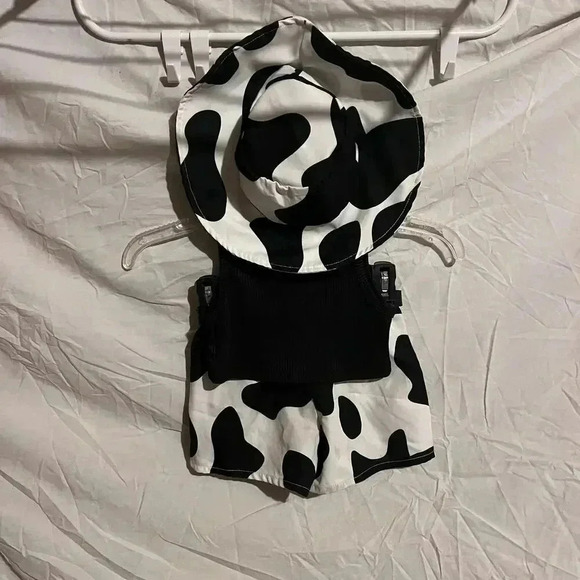 Toddler girls 4t cow print 3pc set - Picture 1 of 10